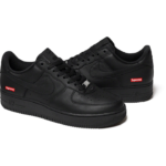 Supreme Logo Nike Low Black Air Force 1